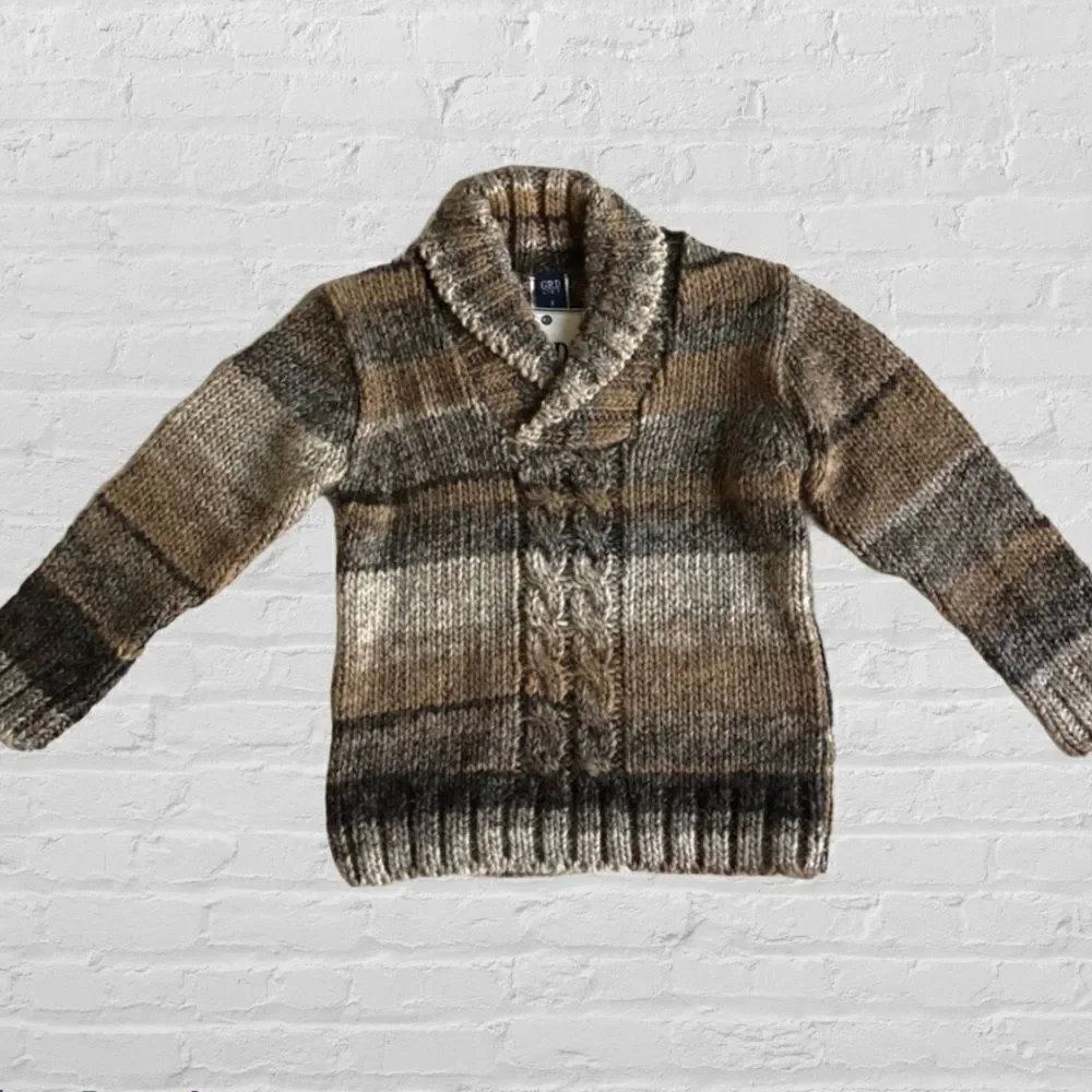 NWT Girandola Kids Acrylic/Wool Shawl collar sweater